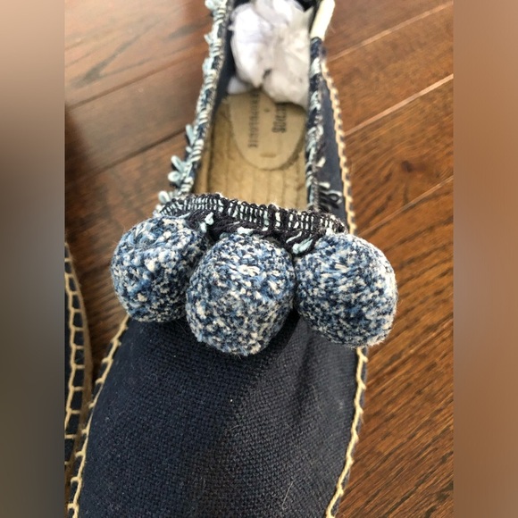 Soludos x Anthropologie Panarea Pom Espadrilles Women’s 10 - VGUC!! - Picture 7 of 12